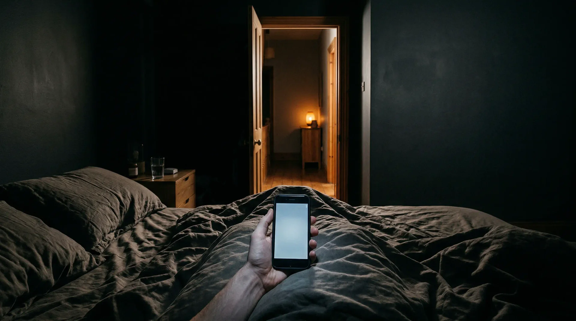 A dark editorial desk scene with inbox clutter spilling outward while one concise send-ready reply sits centered in warm light, illustrating how the best AI email assistants reduce chaos to one usable response.